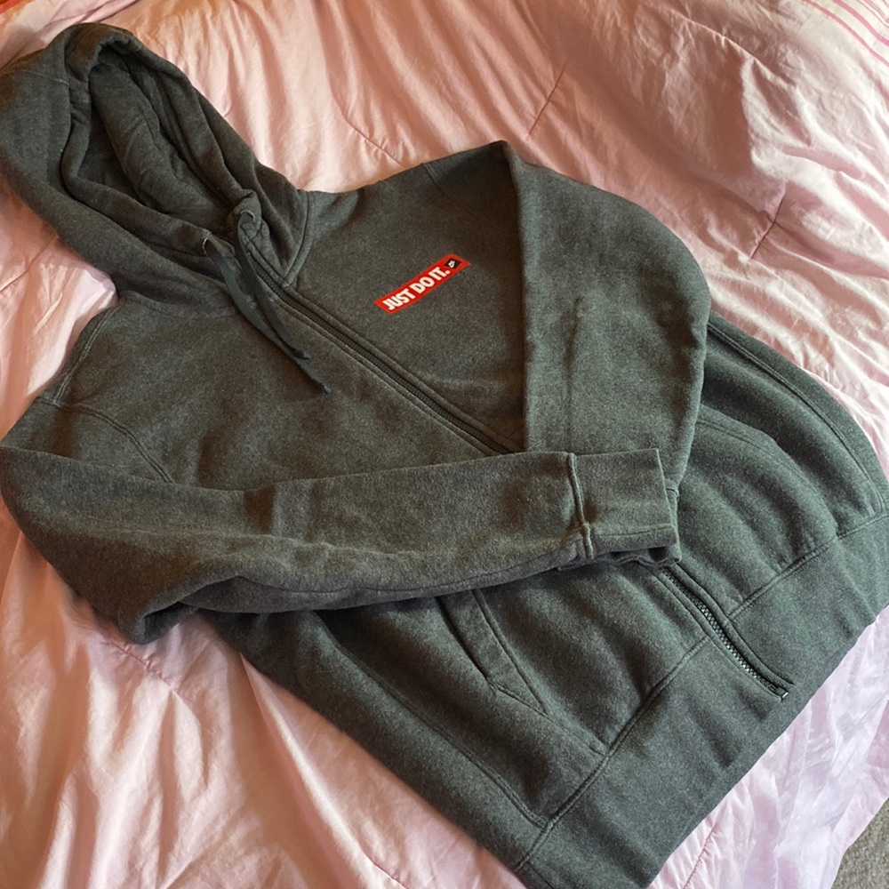 Nike JUST DO IT Zip Up Hooded Jacket